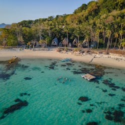 Pemandangan pantai/laut