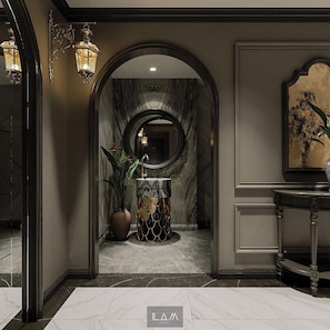 Ducha, cabezal de ducha tipo lluvia, artículos de tocador de diseñador