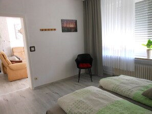 2 bedrooms, iron/ironing board, travel crib, free WiFi