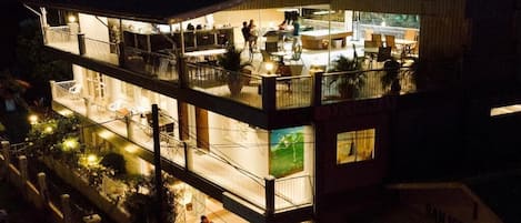 Front of property – evening/night