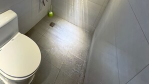 ダブルルーム | バスルーム | シャワー、タオル