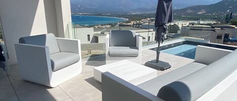 Una piscina riscaldata