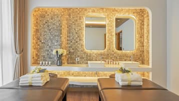 Sauna, hot tub, steam room, body treatments, hot stone massages