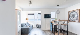 Modern beachfront apartment with exceptional sea views at Schönberger Strand