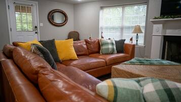 TV connectée, cheminée