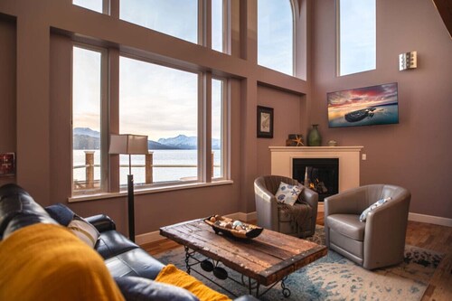 Waterfront escape with a private deck!