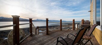 Waterfront escape with a private deck!