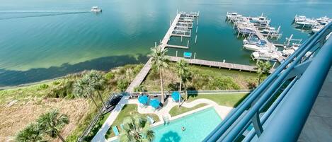 Indoor pool, a heated pool
