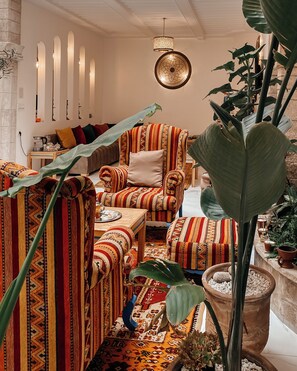 Lobby sitting area - Riad Al Manara  (Essaouira)