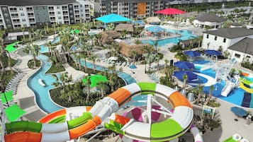 Outdoor pool, open 9:00 AM to 8:00 PM, cabanas (surcharge)