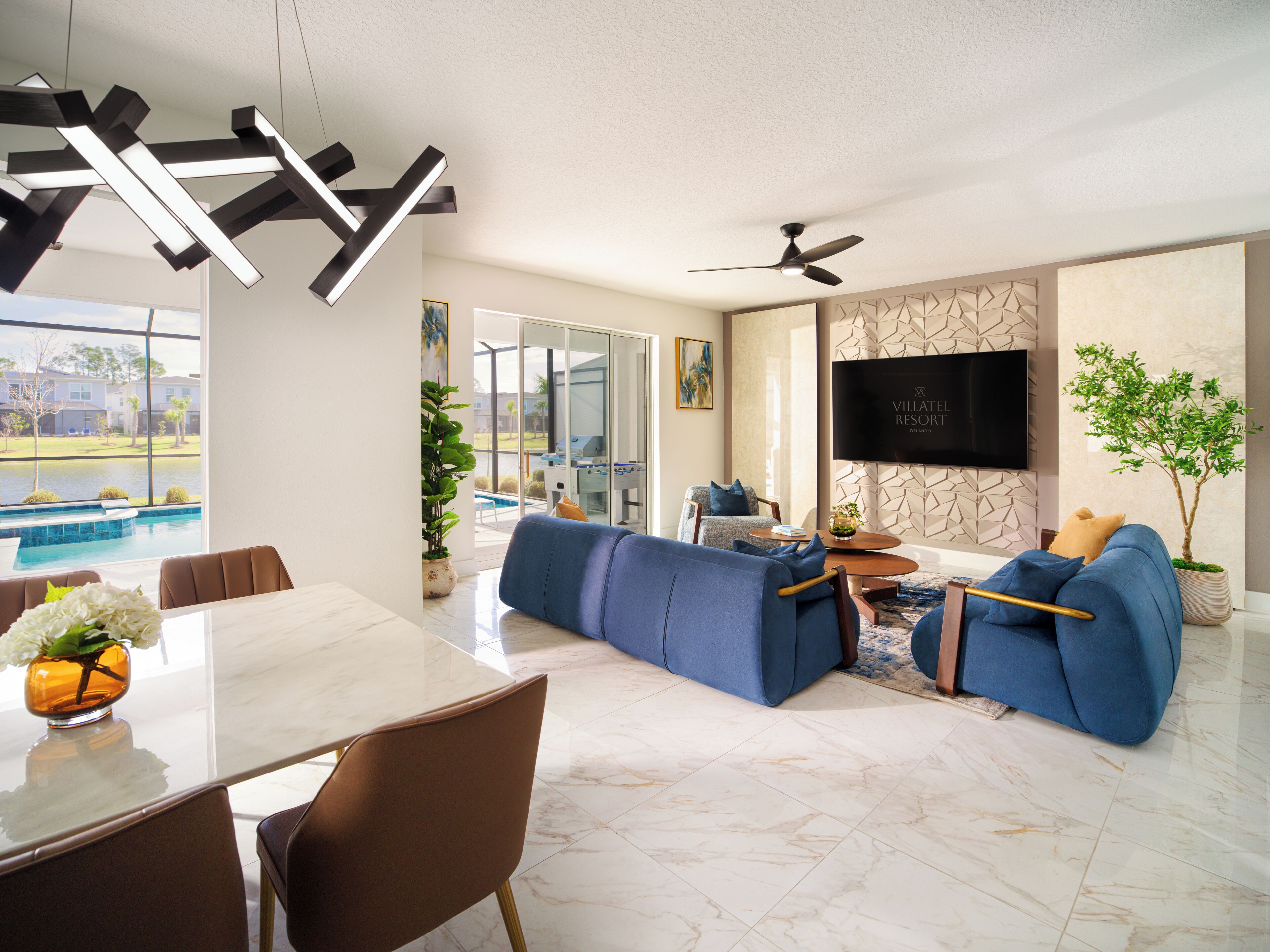 Casa (7 Bedroom Home) | Área de sala de estar | Smart TV 