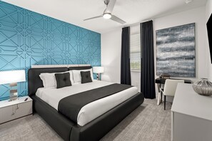 하우스 (9 Bedroom Home) | 4 개의 침실, 고급 침구, 필로우탑 침대, 책상