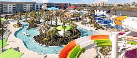 Piscine extérieure, tentes de plage, parasols de plage