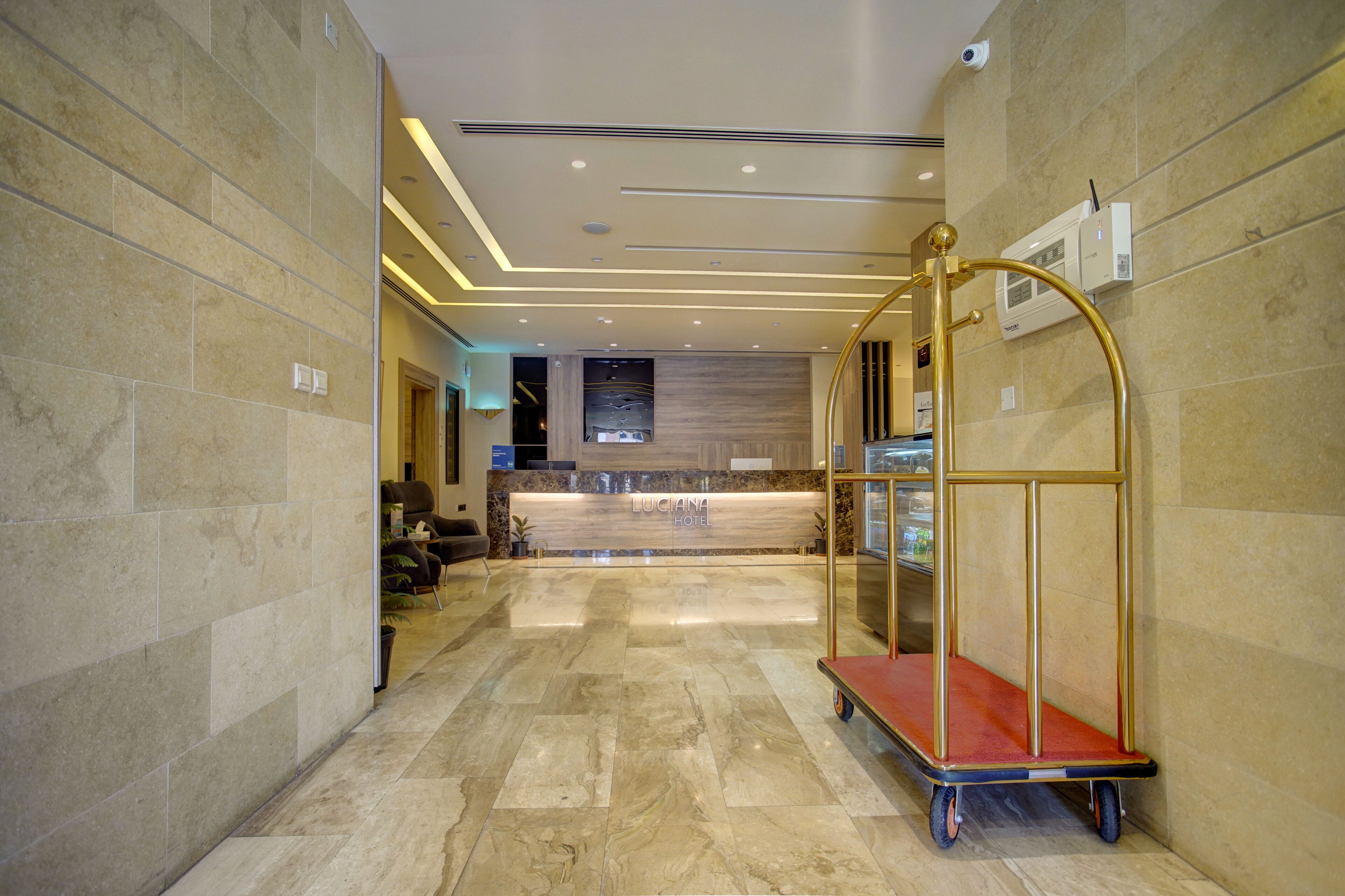 Quiosque de check-in/check-out