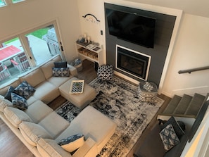 TV connectée, cheminée