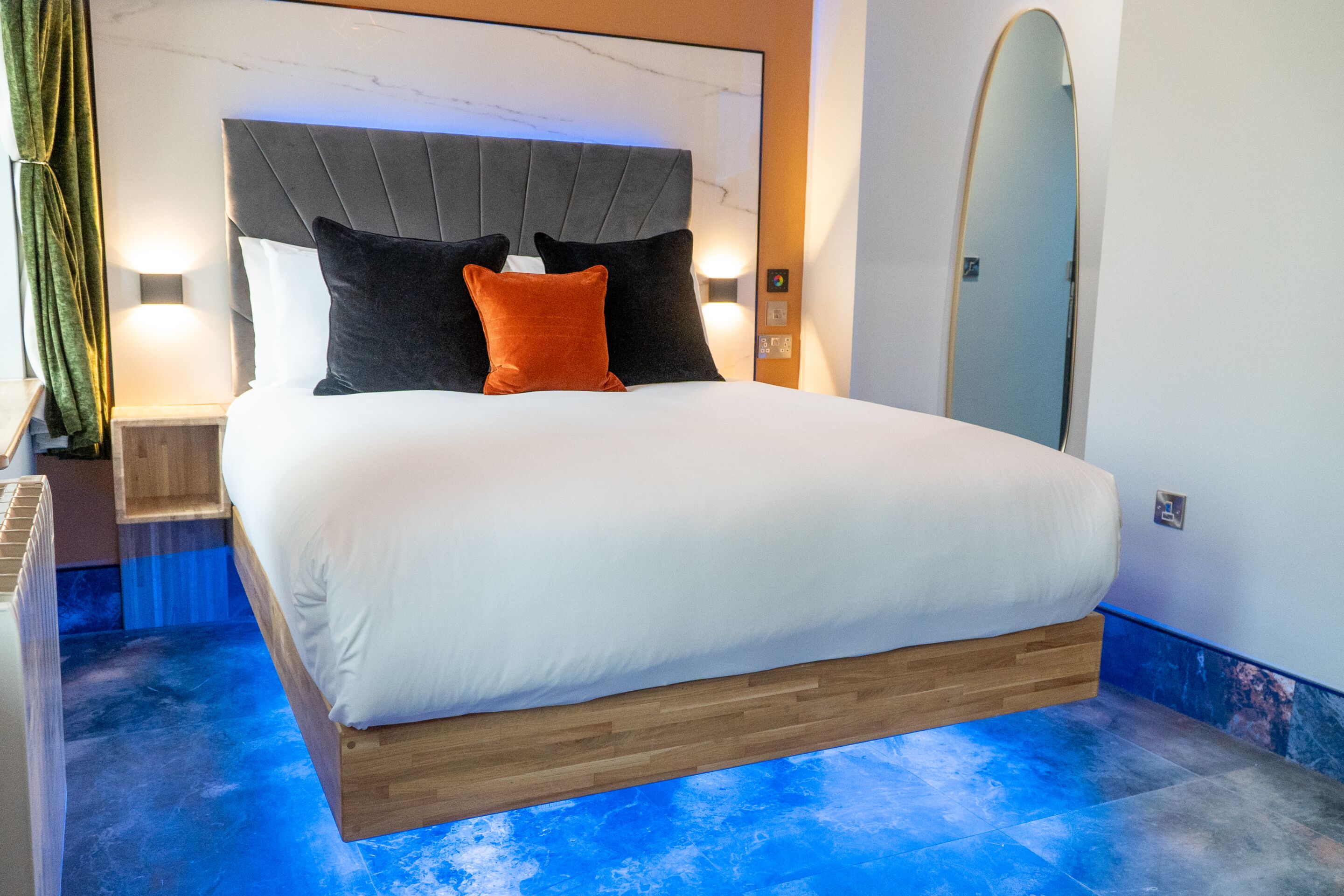 Premium bedding, individually decorated, individually furnished