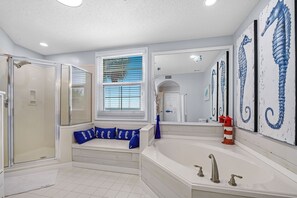 Combined shower/tub