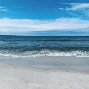 On the beach