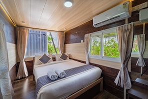 Club Double Room, Beach View, Beachside | Premium bedding, memory foam beds, individually furnished, desk - Dusk and Dawn Beach Resort (Ramanathapuram)