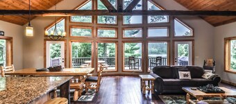 NEW! Gorgeous Northwoods Home on the Eagle River Chain of Lakes