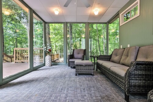 Stunning private home surrounded by wildlife minutes from downtown Minocqua !