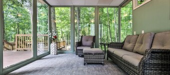 Direct Snowmobile Access: 4-bedroom home minutes from downtown Minocqua!