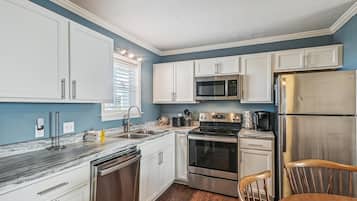 Condo, 2 Bedrooms | Private kitchen | Fridge, coffee/tea maker, toaster