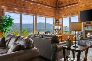 Cabane, plusieurs chambres | Coin séjour