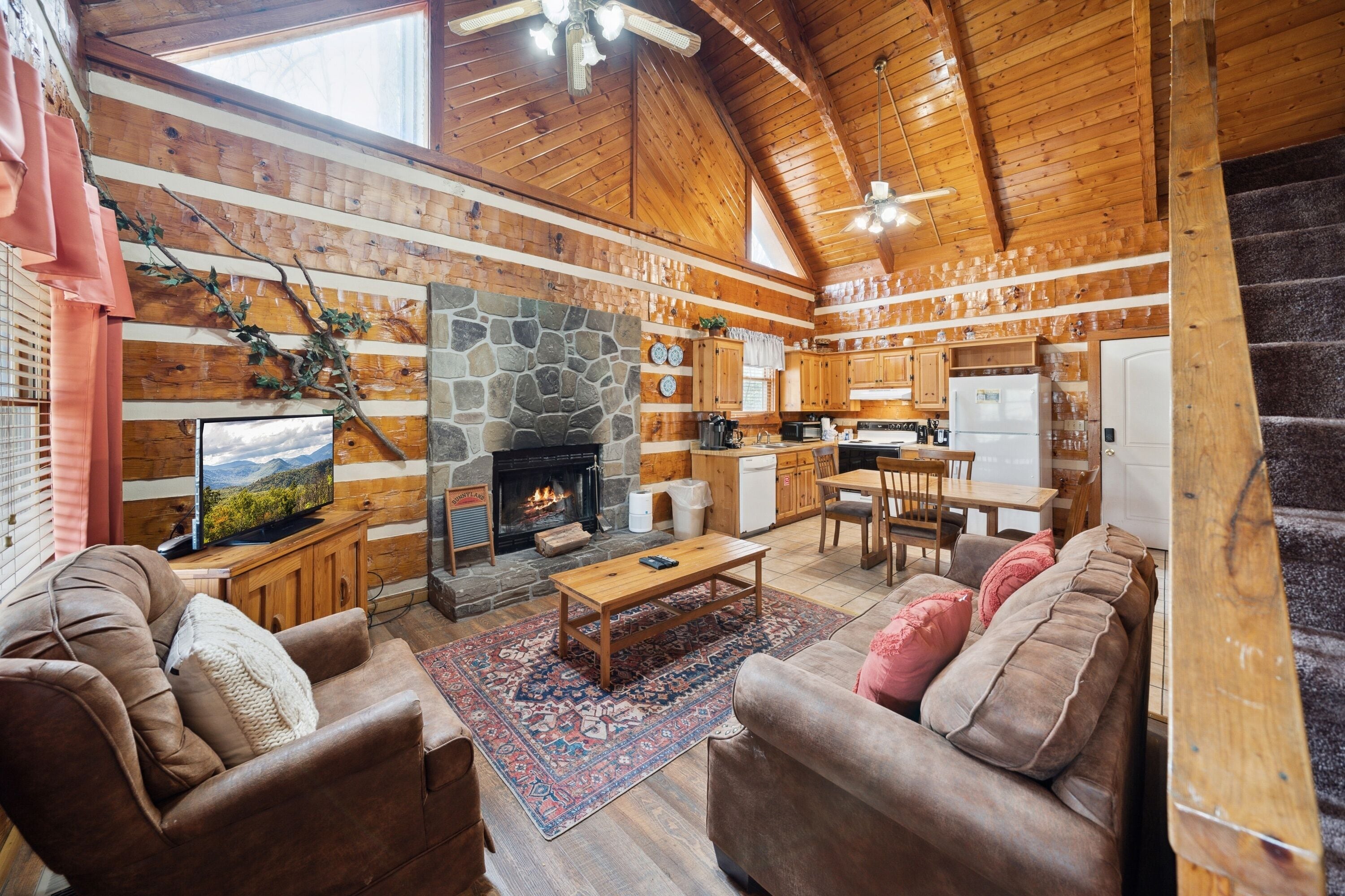 Cabin, 1 Bedroom | Living area