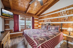 Cabin, 1 Bedroom | 1 bedroom, iron/ironing board, free WiFi - Together Always 1 Bedroom Cabin by Heavenly Views Resort (Gatlinburg)