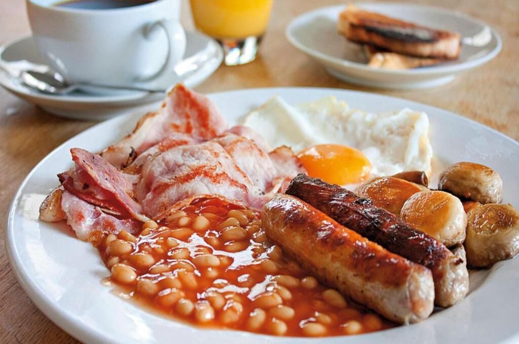 Gratis engelsk frukost varje dag 