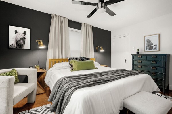 2 Schlafzimmer, Bügeleisen/Bügelbrett, kostenloses WLAN, Bettwäsche