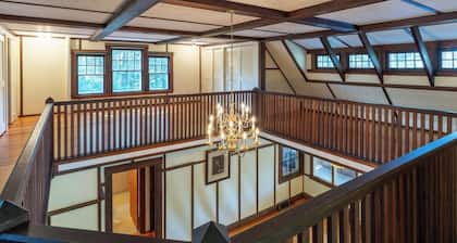 Story Book Lake Front Chateau with Private Beach!