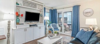 Beautifully relaxing condo on the ocean. Feet from the beach! Sea Oaks 108