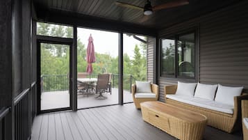 TV connectée, cheminée