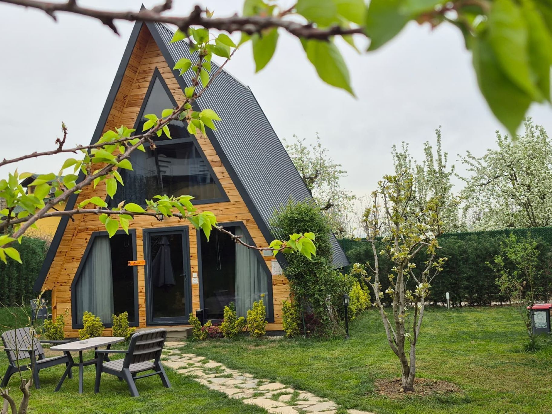 5-MIRA Luxury Bungalov with Jacuzzi | Terrasse/gårdhave