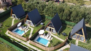 Majoituspaikan julkisivu