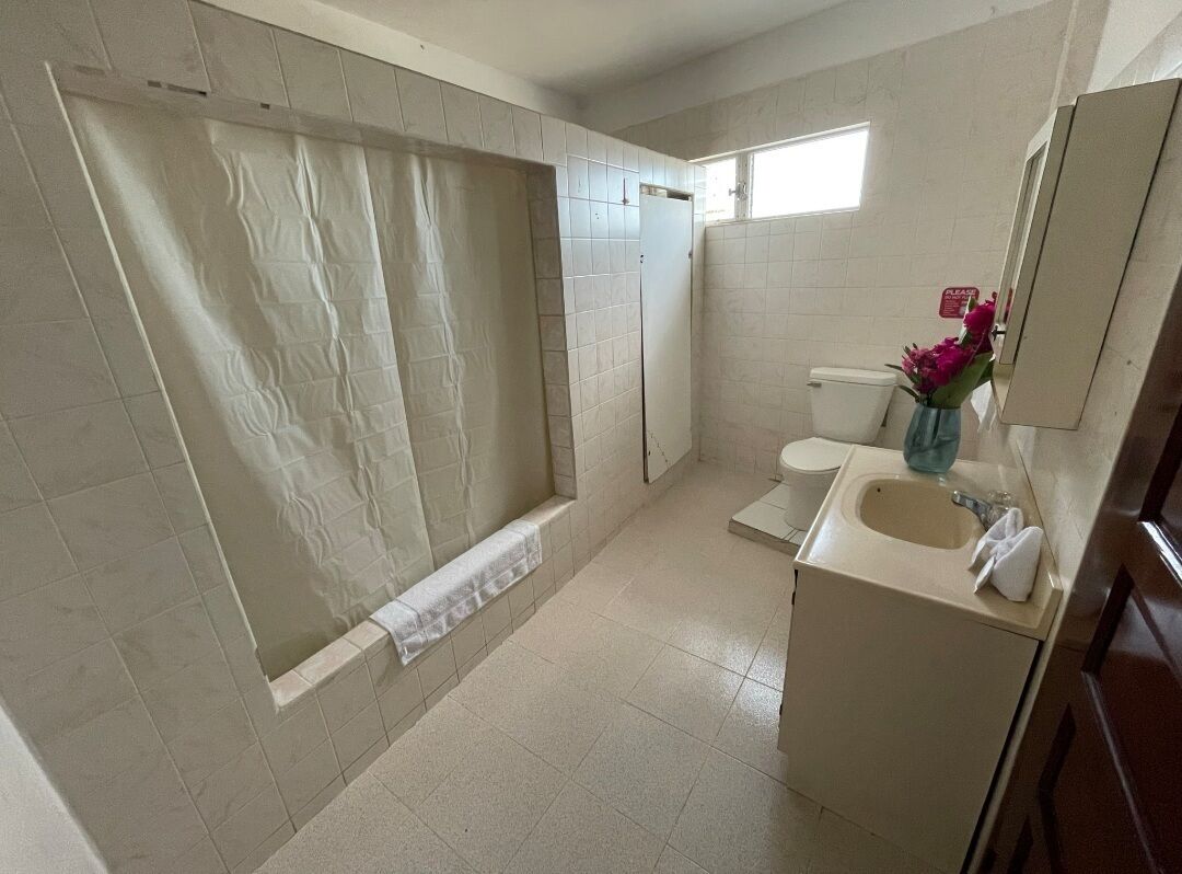 小型客房 | 浴室 | 淋浴设施、毛巾