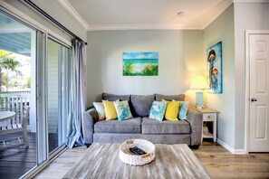 Smart TV, stereo - Waterfront Villa with Sunset Views (Duck Key)