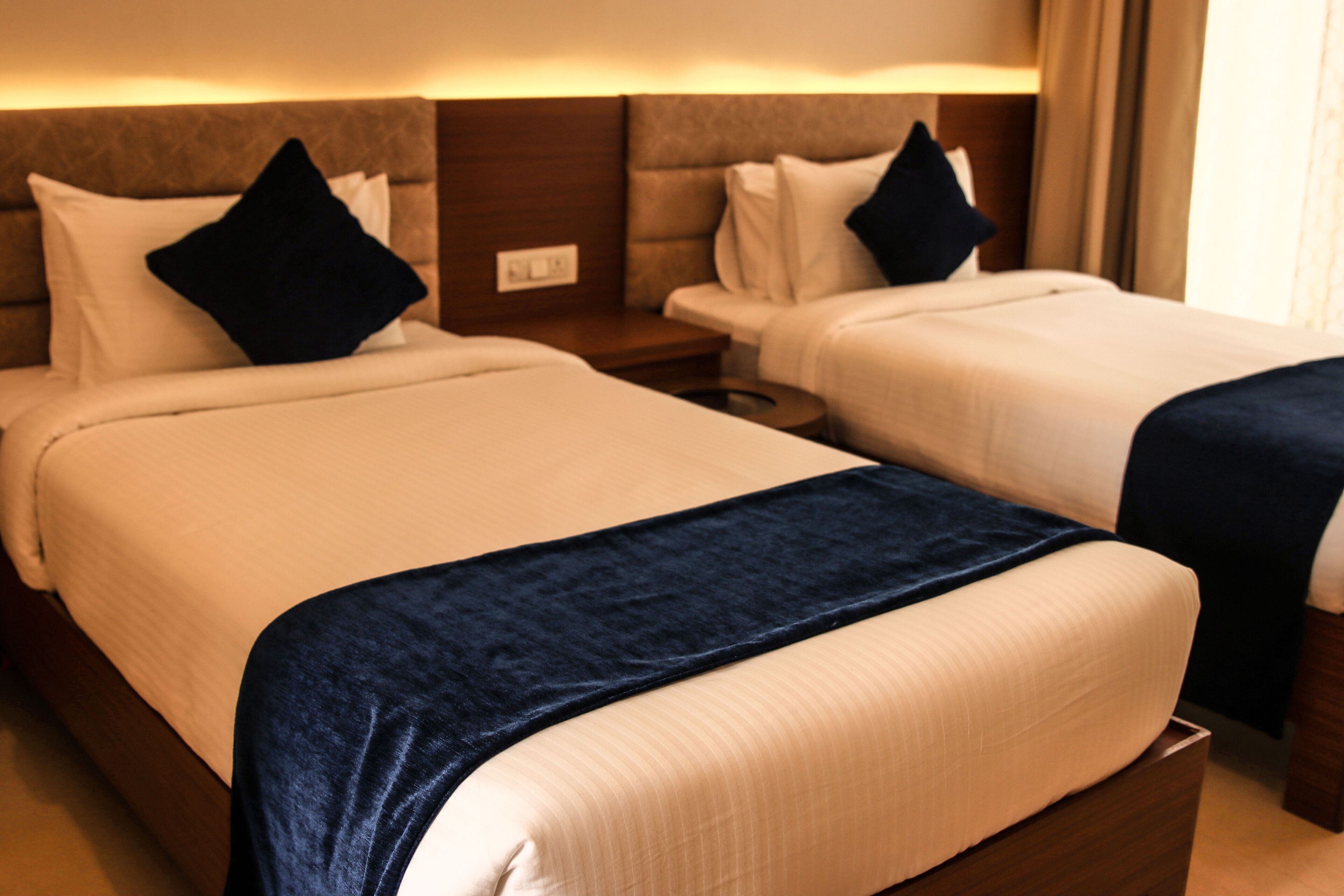 Down comforters, minibar, in-room safe, desk