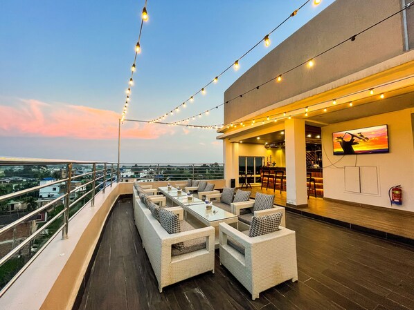 Terrasse sur le toit