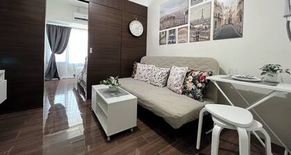 Cozy 1 BR w/ Makati City Skyline View