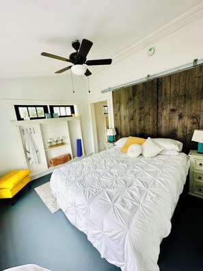 1 bedroom, iron/ironing board, travel crib, WiFi