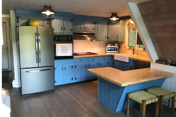 Refrigerador, microondas, horno, placa de cocina