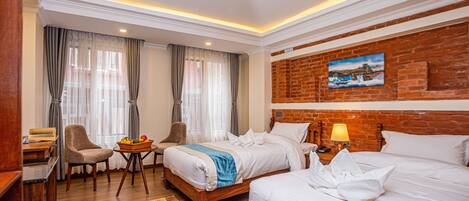 Deluxe Twin Room, 1 Large Twin Bed | View from room