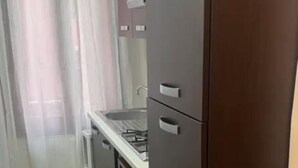 A compact kitchen with a gas stove, a sink, and a cabinet. - Two minutes to the Rialto Bridge - two minutes to the Rialto Bridge (Venezia)