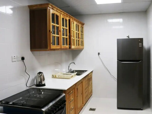 Private kitchen - Central 2 bedroom appartment with amazing views (Muscat)