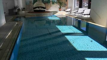 Indoor pool, a heated pool