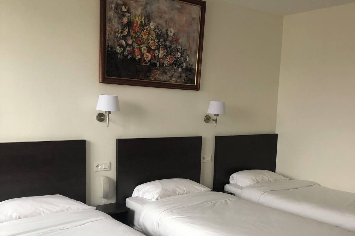 Chambre Triple Premium | Literie de qualité supérieure, bureau, Wi-Fi gratuit, draps fournis