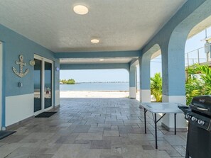 Terrace/patio - Vista Del Mar~ Private Pool Home w/ Ocean Views, 45' Dock! (Marathon)